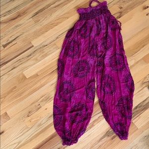 magenta mandala pants